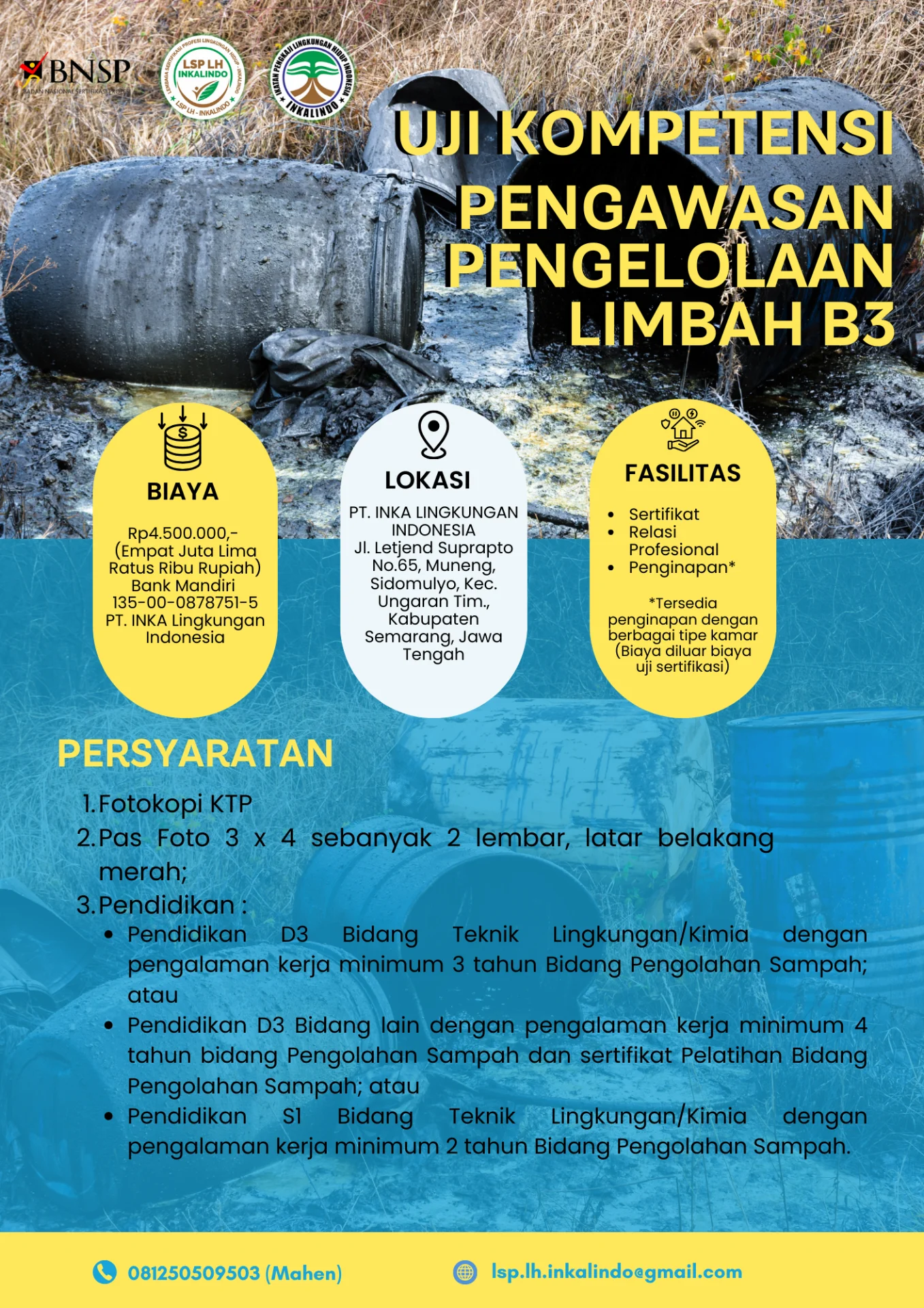 Flyer Klaster Pengawasan Pengelolaan Limbah B3