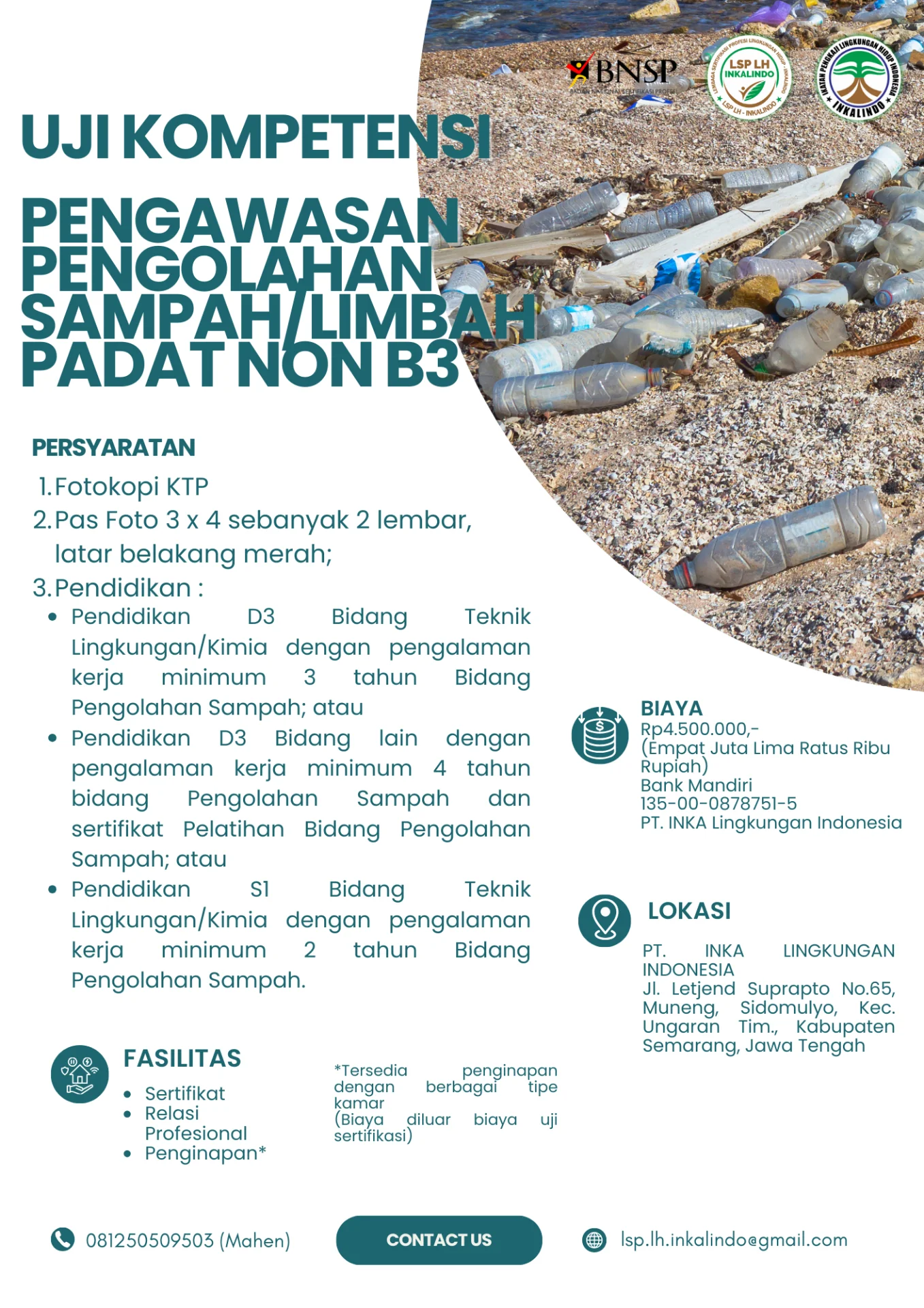 Flyer Klaster Pengawasan Pengolahan Sampah/Limbah Padat Non B3
